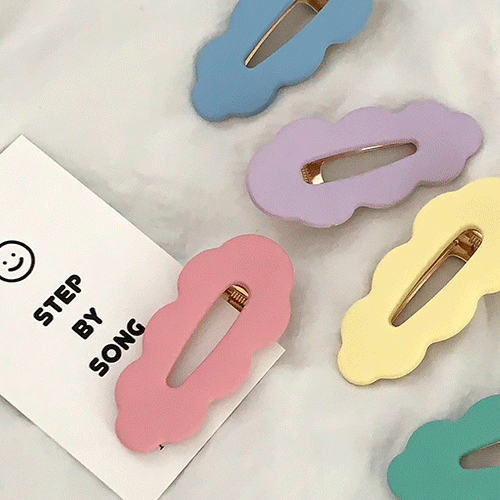 cloud hairpin ; 5color