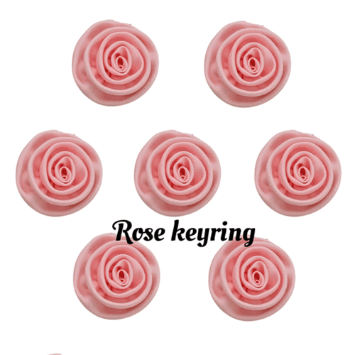 rose keyring ; 2color